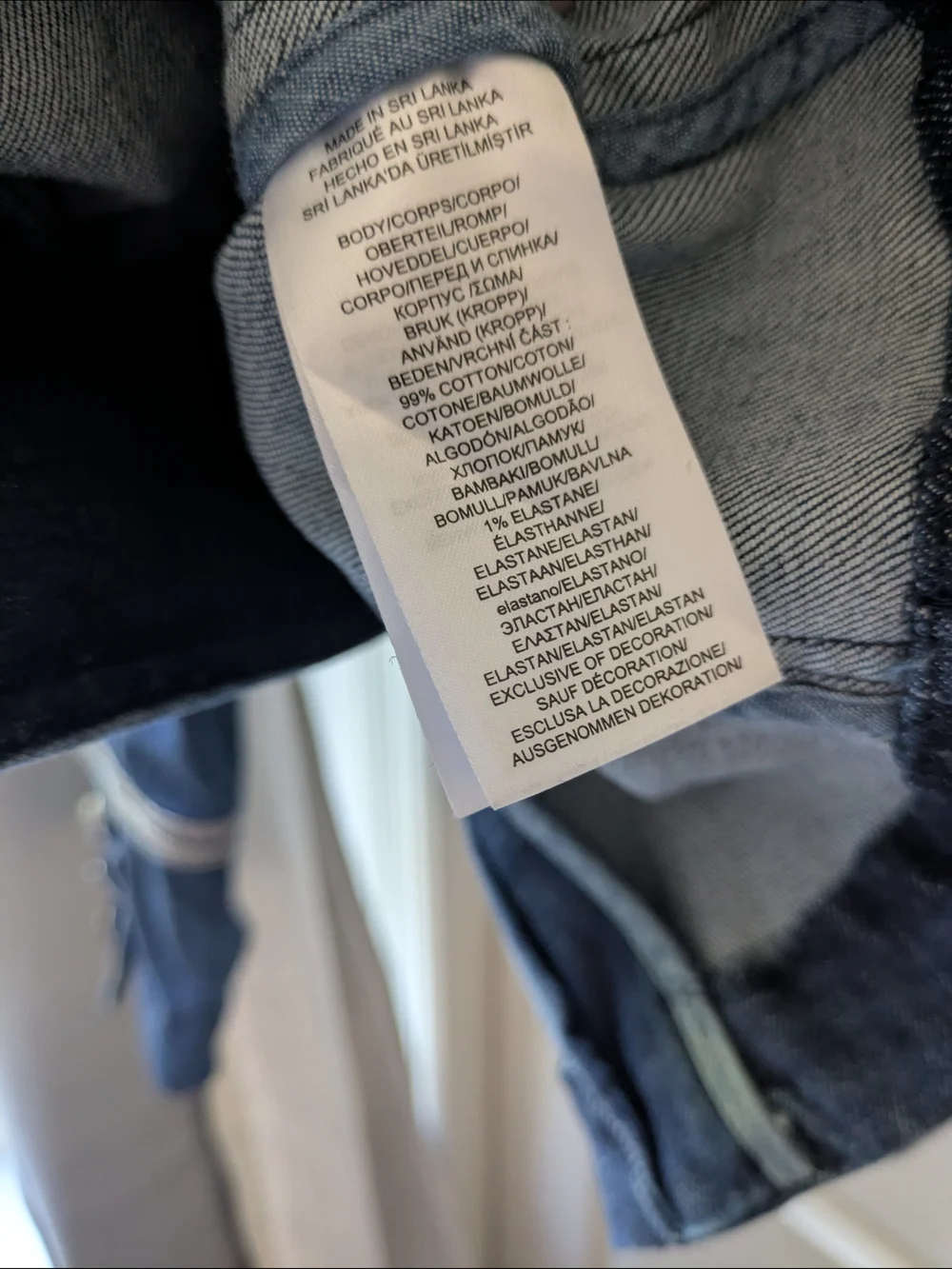 Ralph Lauren Dark Blue Denim Military-Style Jean Jacket - Picture 7 of 7